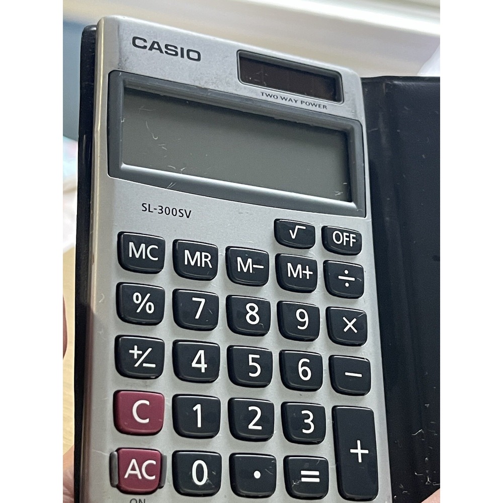 Casio SL-300SV Basic Calculator